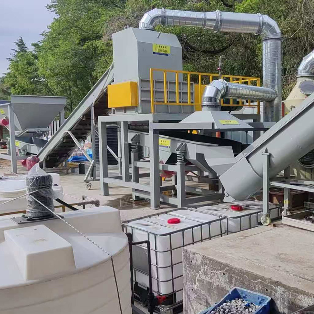 3000kgh Capacity Lead Acid Battery Breaking and Sorting Plant Installed at Japan
